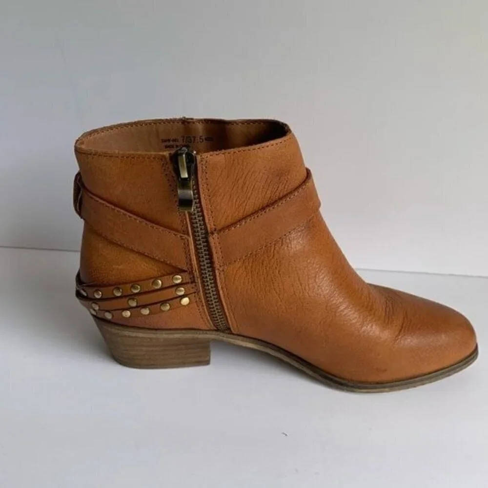 Chinese Laundry brown leather boots shoes size 7.5